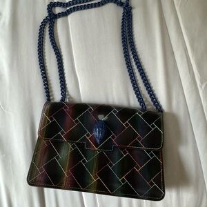 Kurt Geiger Kensington Rainbow Crossbody Medium Transparent Vinyl Shoulder Bag